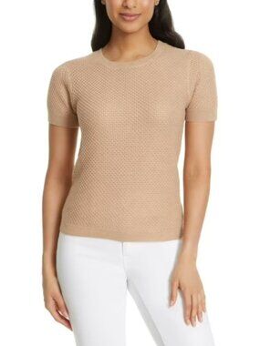 Nine West Women's Soft Spring Sweater Short Sleeve Pullover